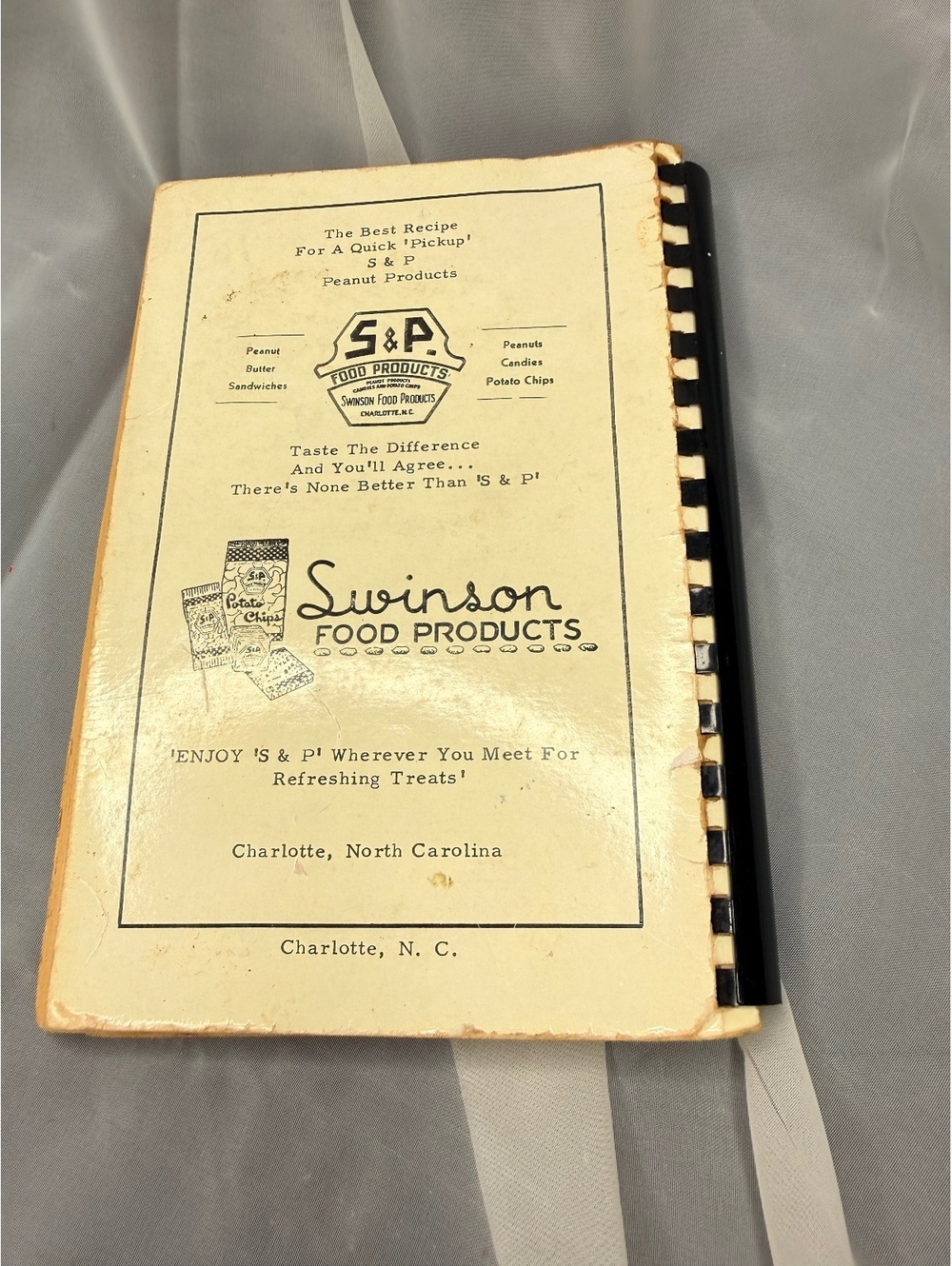 1954 Favorite Recipes From Famous People Spiral Cookbook - Picture 7 of 9